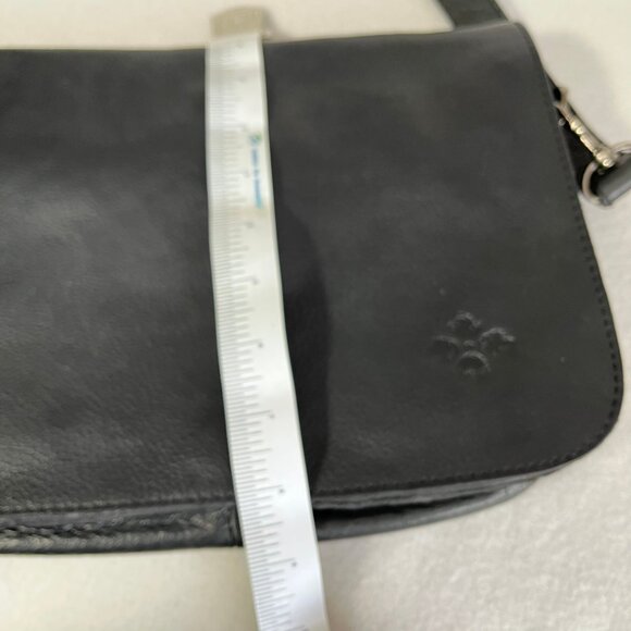 Pristine PATRICIA Nash Black Pebbled Leather Shoulder Bag - Picture 13 of 14